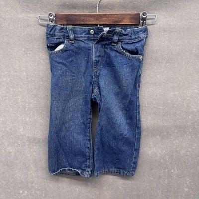 Children's Place Boys Bootcut Jeans Blue 18-24 Months Pre-Owned Toddler Pants