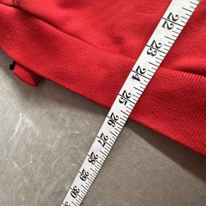SHEIN Curve Hoodie Womens 1XL Red Spider Web Graphic Sweatshirt Halloween Plus 5