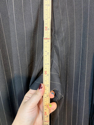 Successo Dress Pants Black White Pinstripes Size 40R Good Condition 5