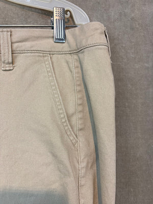 Aéropostale Women Chinos Pants Beige Size 2 Regular Good Condition Cotton Spande 4