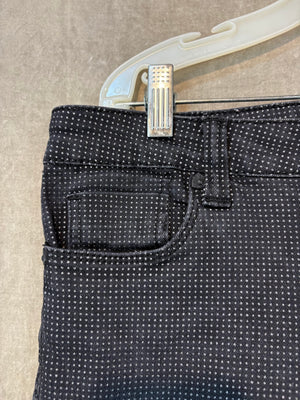 Calvin Klein Dress Pants Black White Polka Dots Size 12 Excellent Used Condition 5
