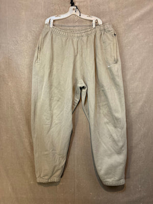 Nike Sweatpants Light Gray Men Size G Good Condition Athletic Fall Winter 1