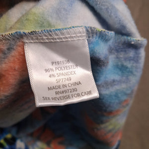 Almost Famous Women's Tie Dye Cowl Neck Fleece Sweater Dress M Pullover 3