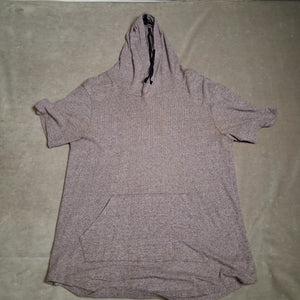 Allegiant Unisex Light Brown Hooded Short Sleeve T Shirt Longer Length L 1