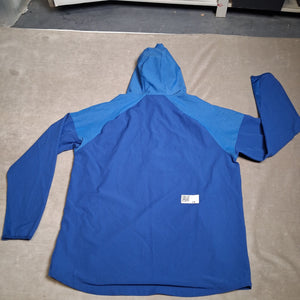 Rawlings Men's Blue DC Logo Quarter Zip Hooded Pullover Size L Gently Used 4