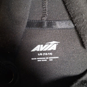 AVIA Men's Black Modal Blend Long Sleeve Hooded Sweatshirt Size L 12-14 3