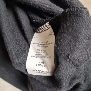 AVIA Men's Black Modal Blend Long Sleeve Hooded Sweatshirt Size L 12-14 4