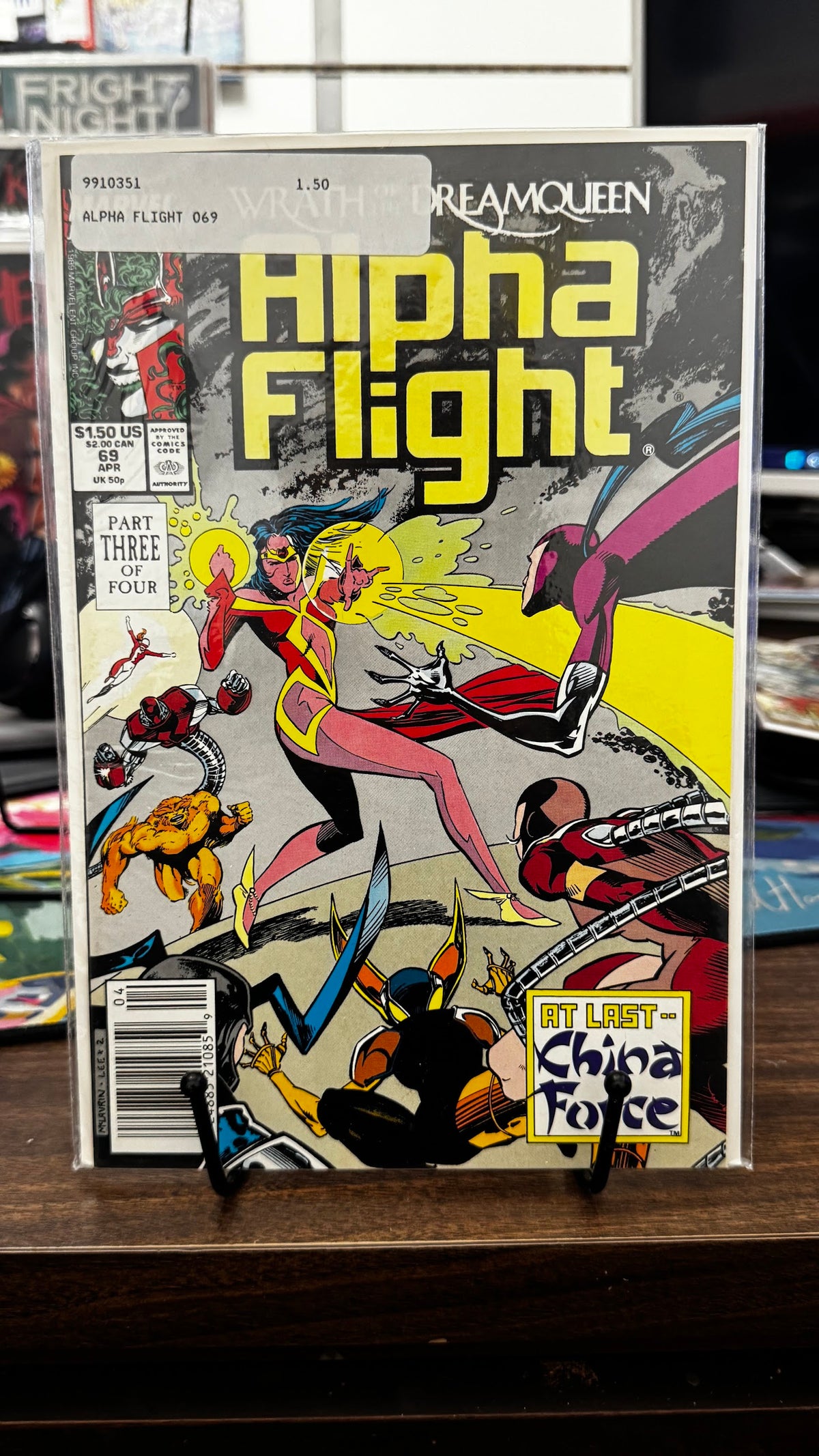 Alpha Flight (1st Series) #69 (1988) Marvel VF+ 8.5 Copper Age Jim Lee Cover