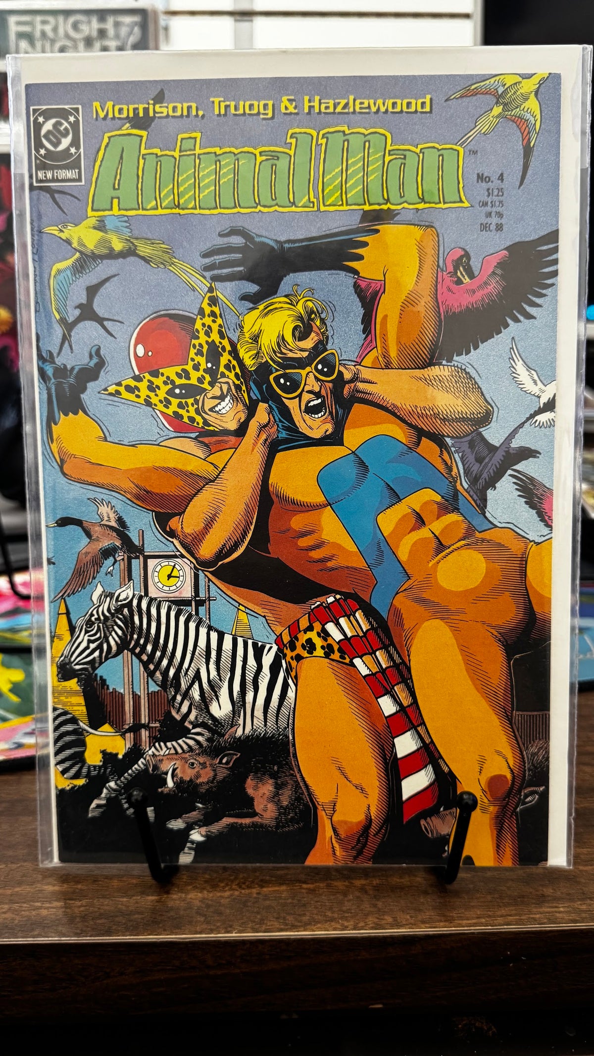 Animal Man #4 (1988) DC VF+ 8.5 Copper Age Brian Bolland Cover Grant Morrison
