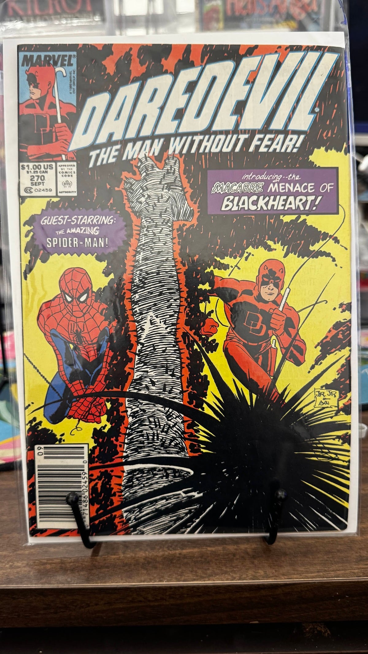 Daredevil #270 (1989) 1st App Blackheart Marvel VF 8.0 Copper Age Ann Nocenti