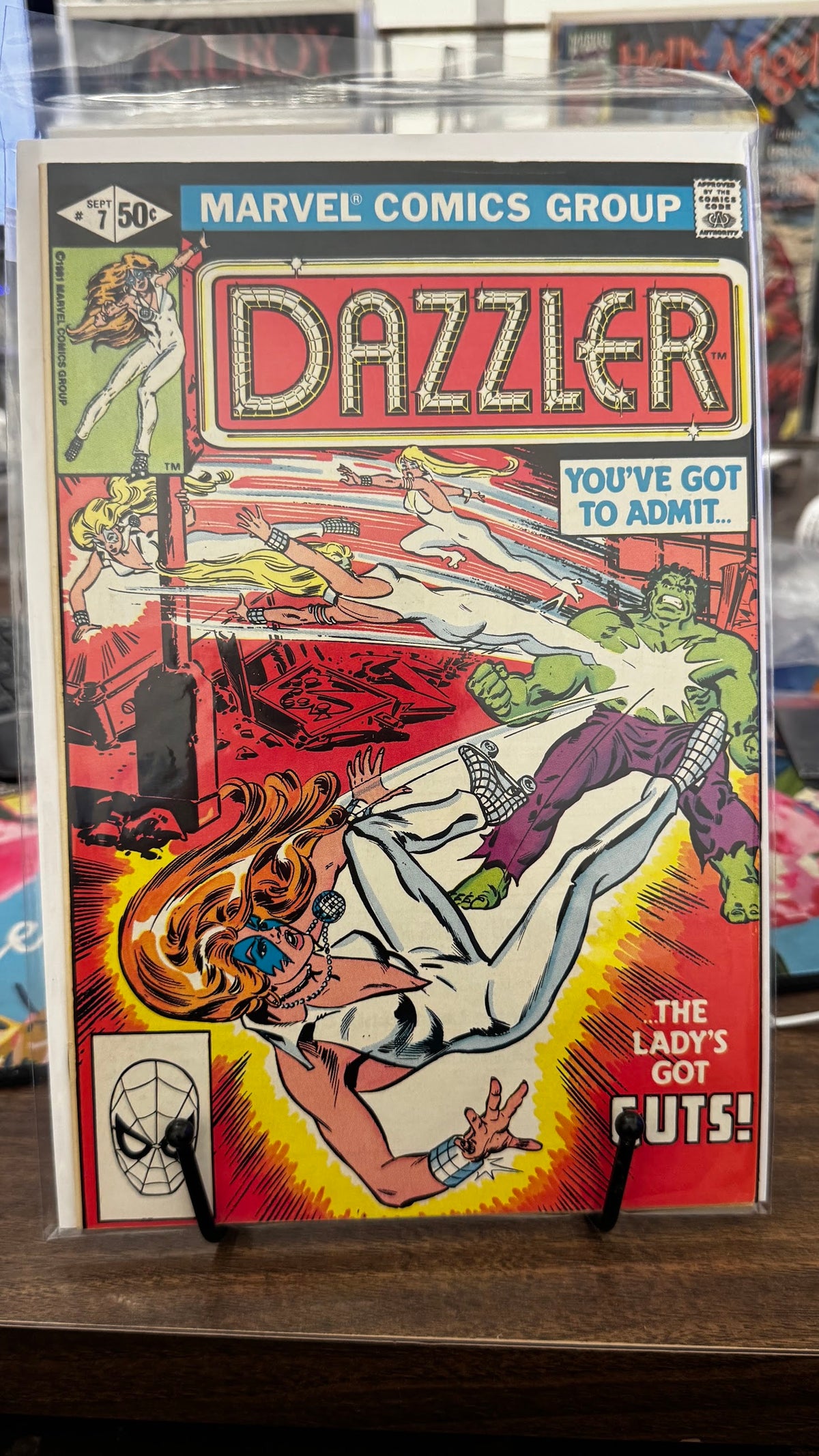Dazzler #7 (1981) 1st cameo appearance Techmaster Marvel VF 8.0 Bronze Age