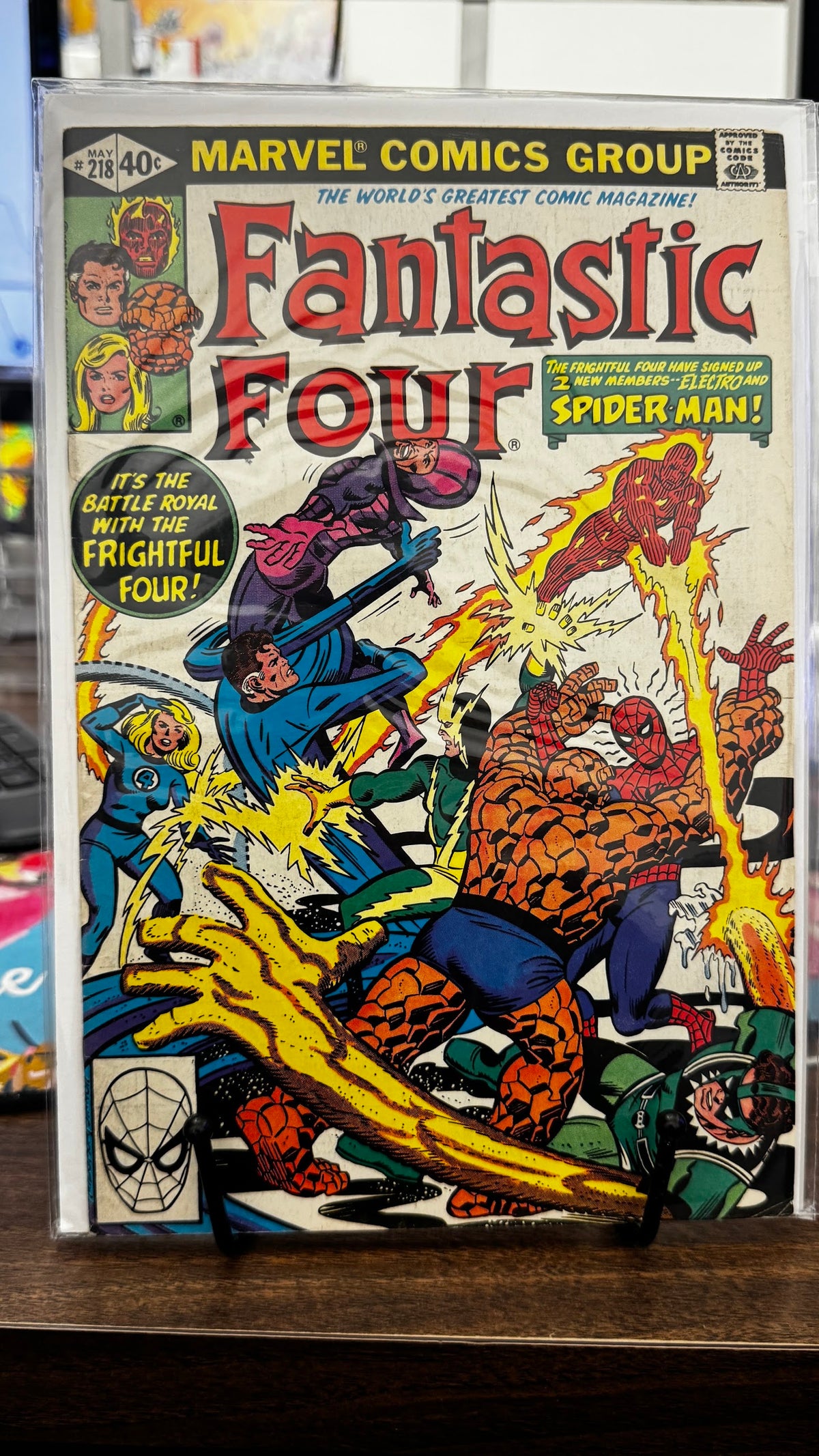 Fantastic Four (Vol. 1) #218 (1980) Marvel FN- 5.5 Bronze Age Al Milgrom Cover