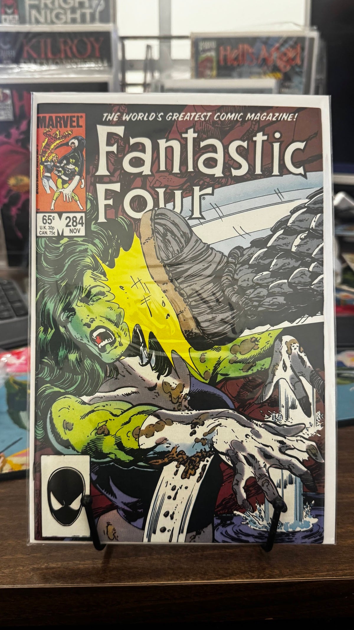 Fantastic Four (Vol. 1) #284 (1985) Invisible Girl becomes Invisible Woman