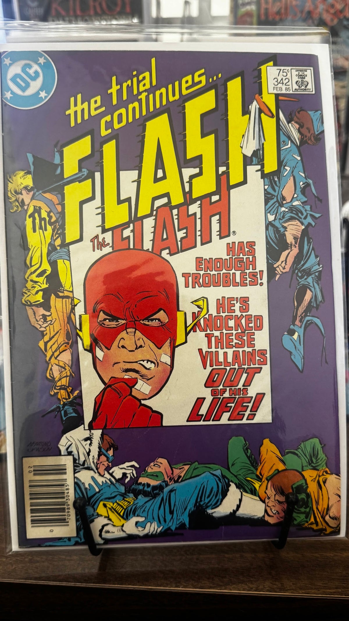 The Flash (1st Series) #342 (1984) DC VF 8.0 Bronze Age Carmine Infantino Cover
