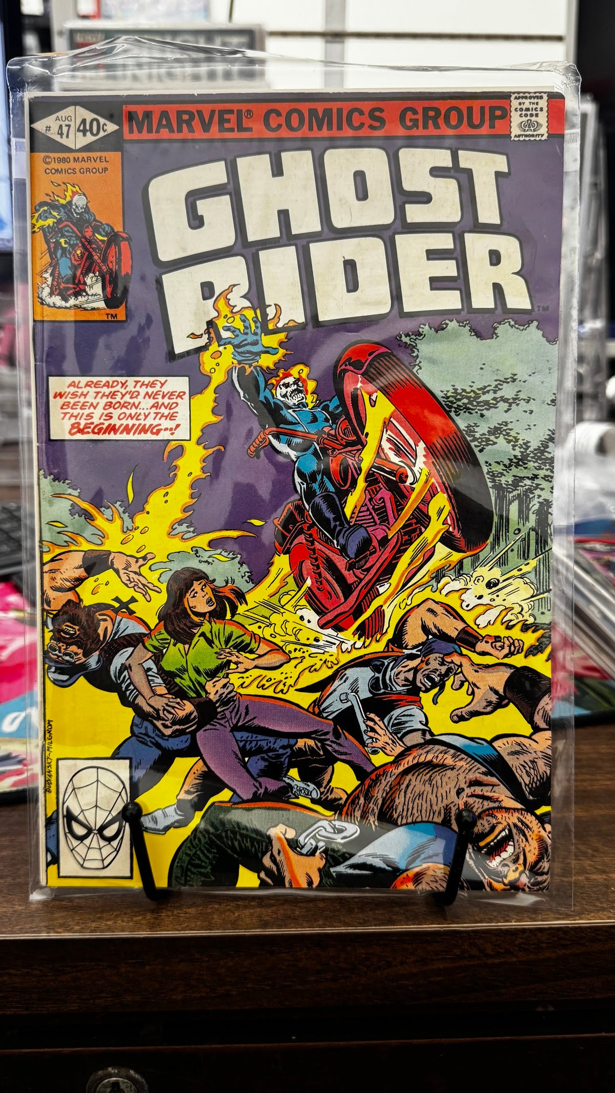 Ghost Rider (Vol. 1) #47 (1980) Atlas FN/VF 7.0 Bronze Age Bob Budiansky Cover