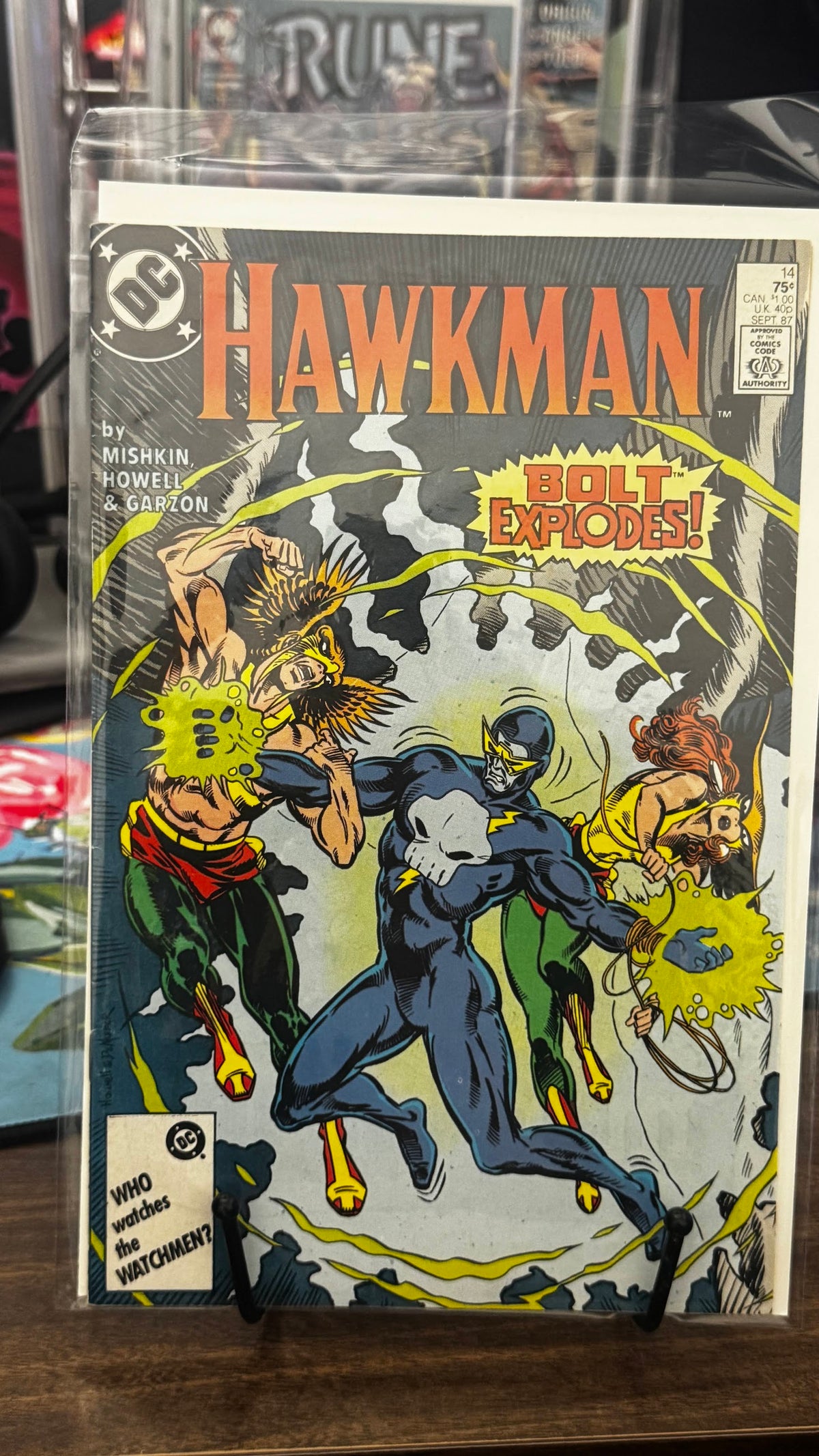 Hawkman (2nd Series) #14 (1987) DC VF- 7.5 Copper Age Richard Howell Cover