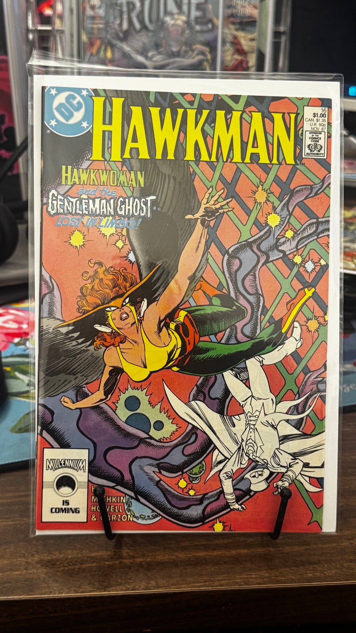 Hawkman (2nd Series) #16 (1987) DC VF+ 8.5 Copper Age Richard Howell Cover