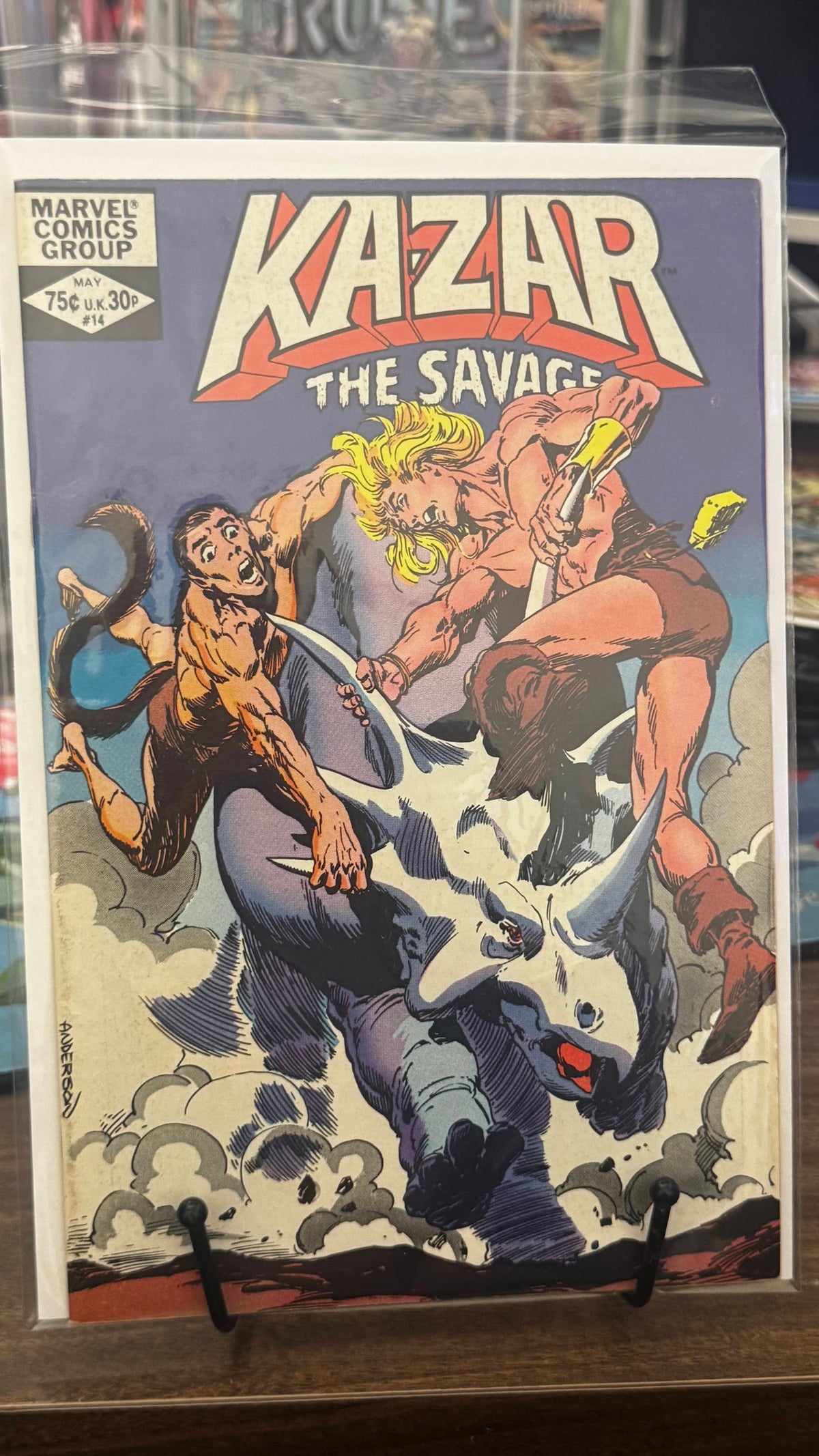 Ka-Zar the Savage #14 (1982) Marvel FN/VF 7.0 Bronze Age Brent Anderson Cover