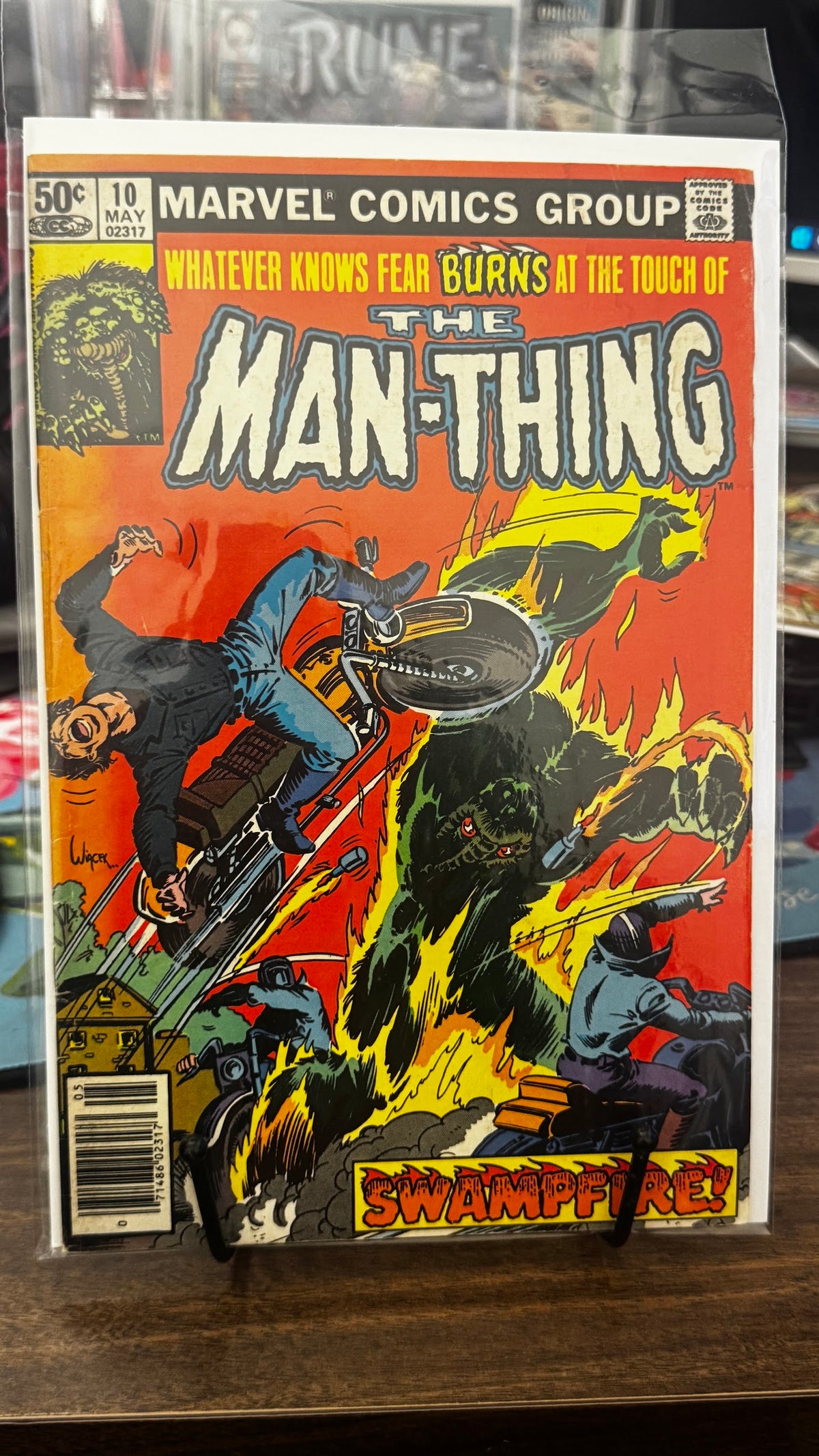 Man-Thing (2nd Series) #10 (1981) Marvel FN/VF 7.0 Halloween Bronze Age Horror