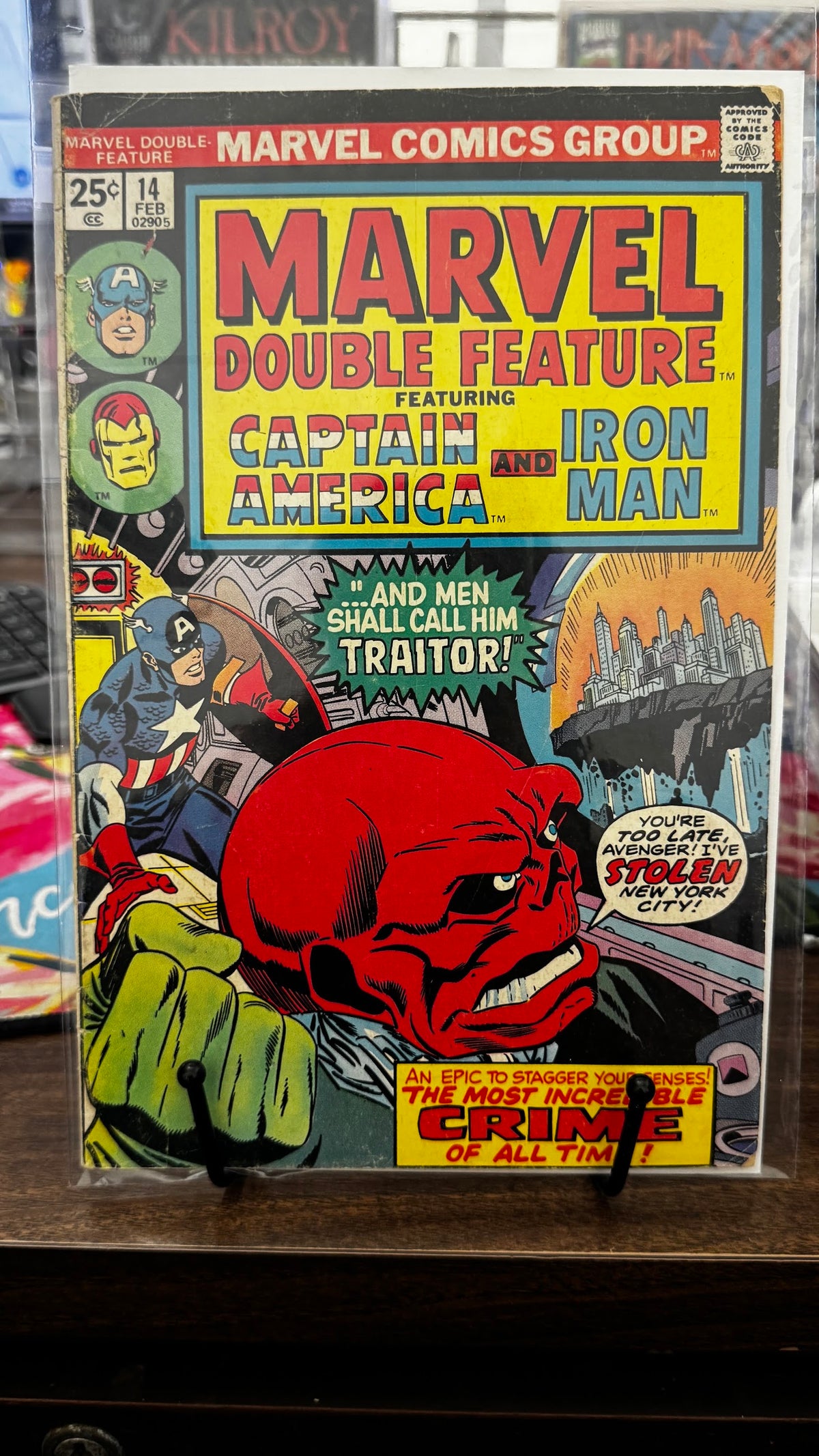 Marvel Double Feature #14 (1975) VG 4.0 Bronze Age Gil Kane Cover Stan Lee
