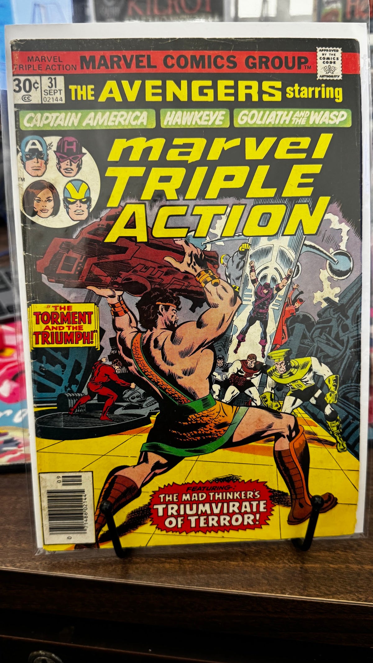 Marvel Triple Action #31 (1976) VG+ 4.5 Bronze Age Roy Thomas Superhero