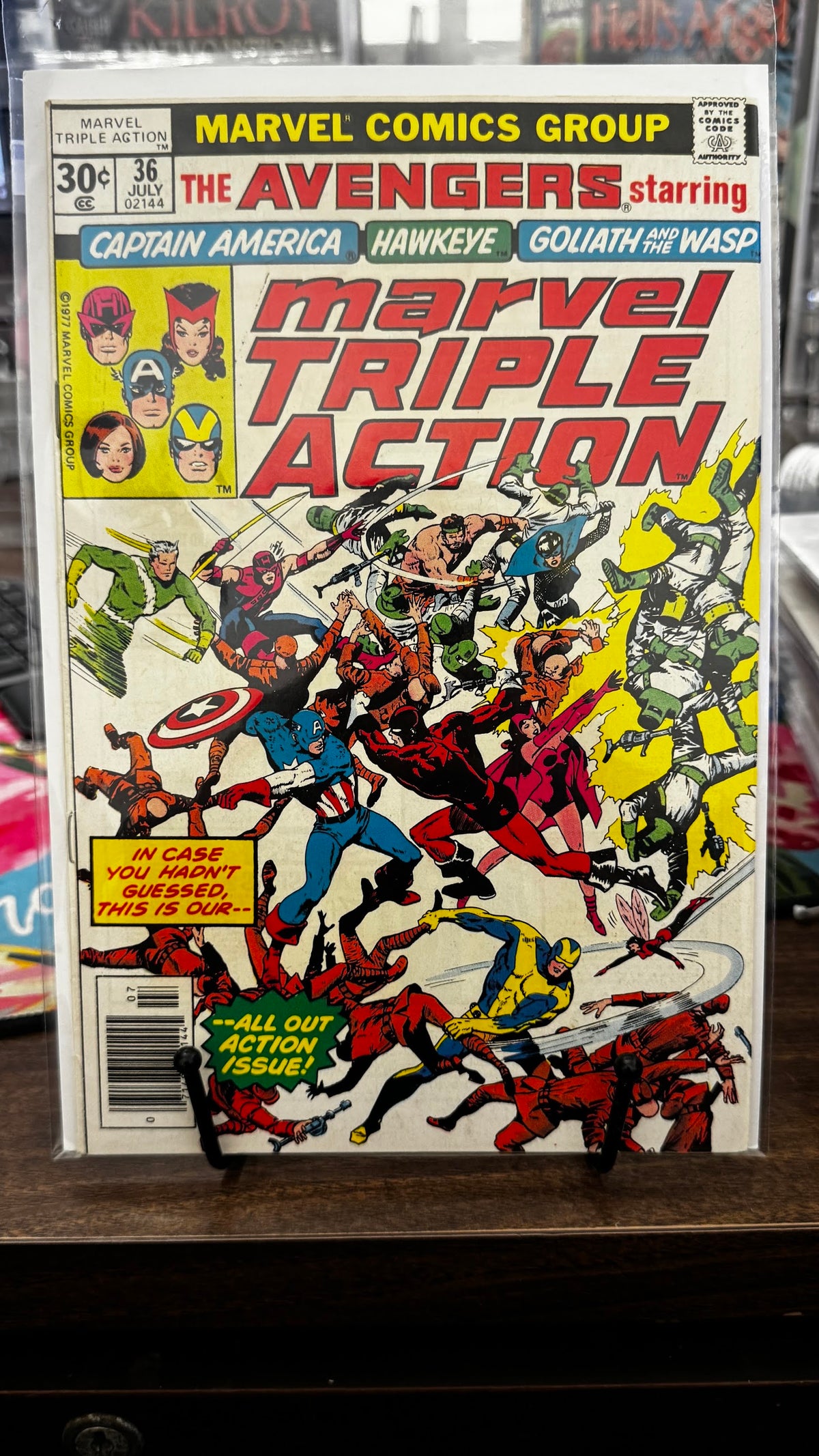 Marvel Triple Action #36 (1977) Death of Red Guardian FN/VF 7.0 Bronze Age