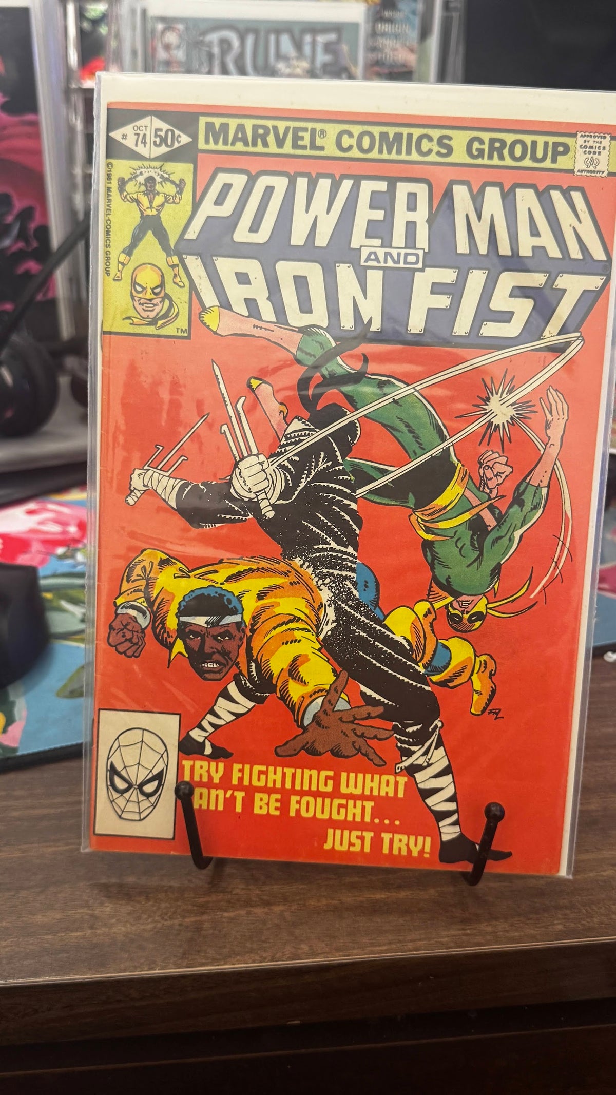 Power Man & Iron Fist #74 (1981) Marvel FN- 5.5 Bronze Age Frank Miller Cover