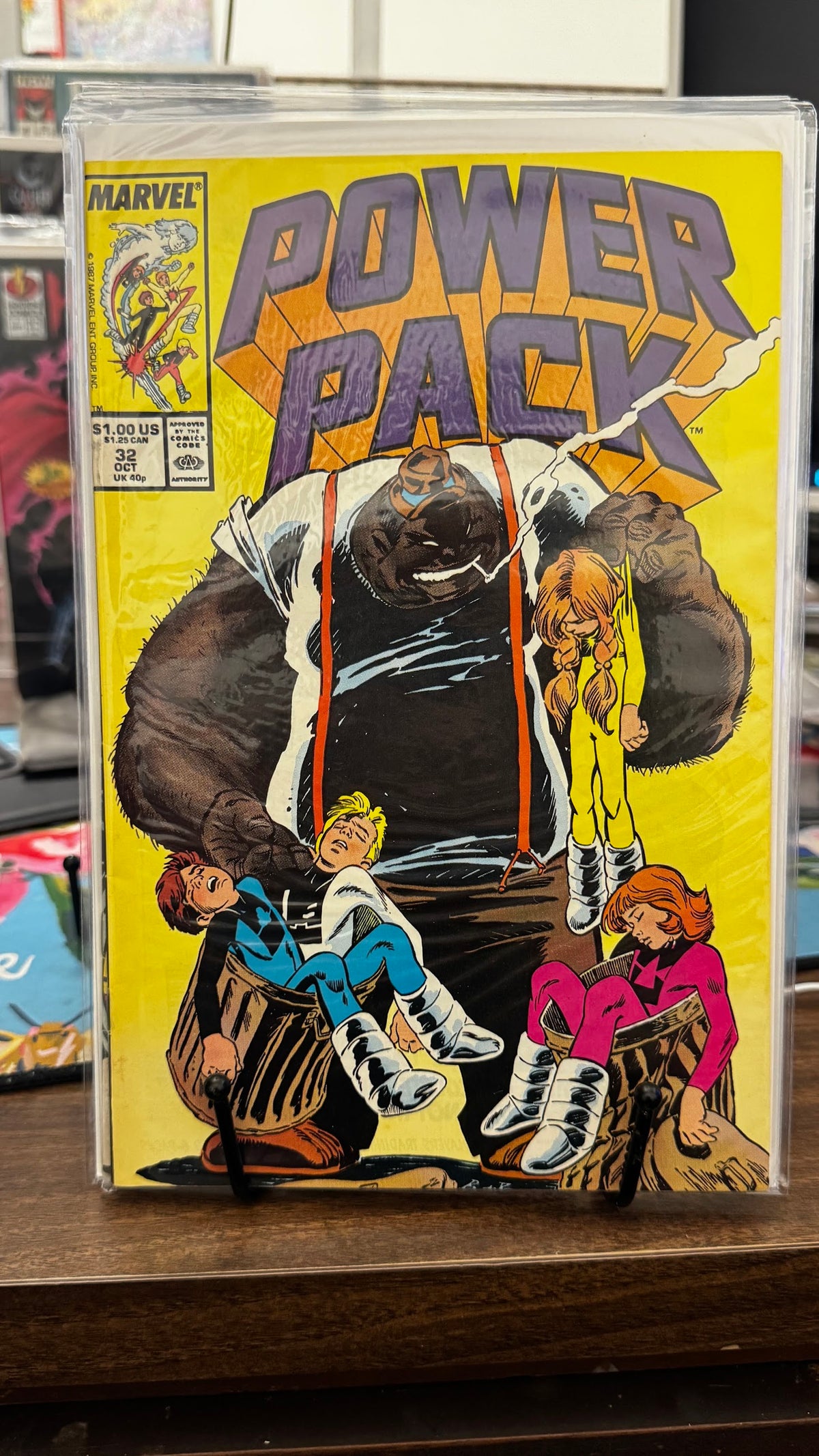 Power Pack #32 (1987) Marvel VF 8.0 Copper Age Jon Bogdanove Cover Superhero