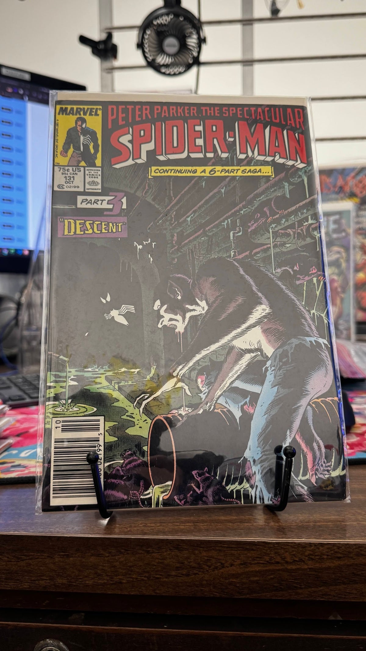 The Spectacular Spider-Man #131 (1987) Marvel VF- 7.5 Copper Age Mike Zeck Cover