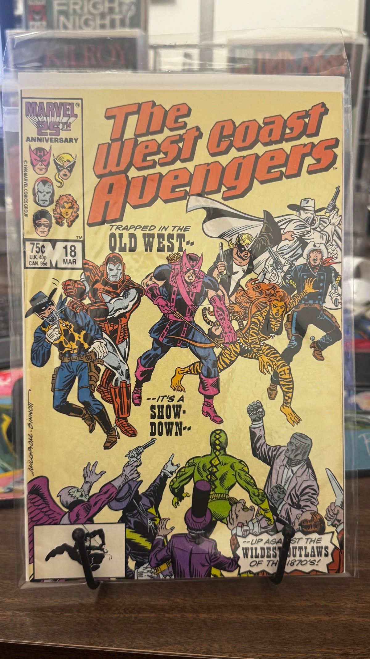 West Coast Avengers #18 (1986) Marvel VF+ 8.5 Copper Age Al Milgrom Cover