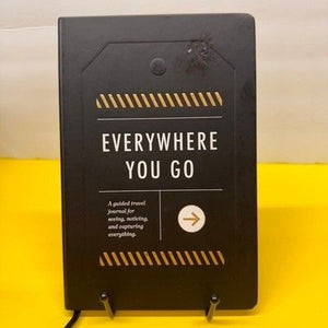 Compendium Everywhere You Go Guided Travel Journal Black Hardcover Notebook 2