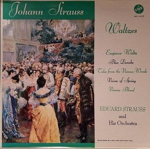 Johann Strauss Eduard Strauss And His Orchestra - Strauss Concert Vinyl LP Re... 1