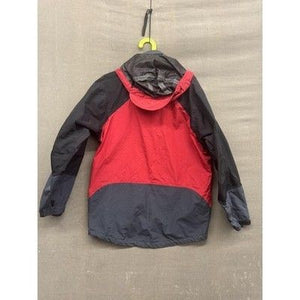 Frogg Toggs Toadz Jacket Mens Small Red Black Gray Hooded Waterproof Rain Coat 5