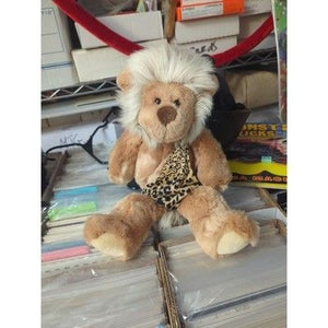 GUND TARZ Caveman Lion Plush Stuffed Animal 14” Preloved And Well Preserve 1990 5