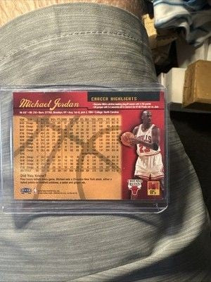 MICHAEL JORDAN 1998/99 Fleer Ultra HOLO FOIL #85 DUNKING BULLS HOF SP RARE 2