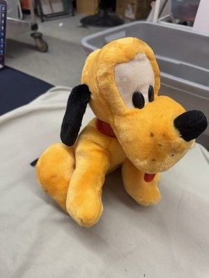 Disney Pluto Dog Plush Stuffed Animal Toy 10 Inch Vintage Used 3