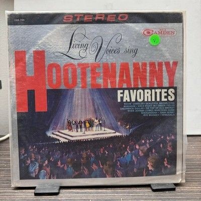 Living Voices Hootenanny Favorites Vinyl LP CAM CAS-786 Folk Vocal 12"