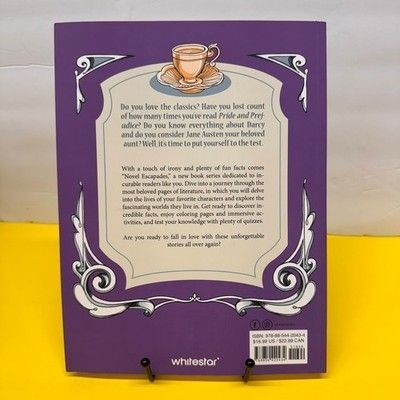 Novel Escapades Pride and Prejudice Jane Austen Activity Puzzle Book White Star