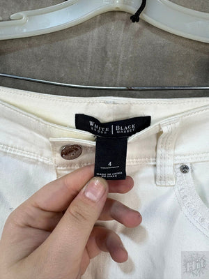 White House Black Market Women's Casual Pants with Embellished Pockets, Size 4 2