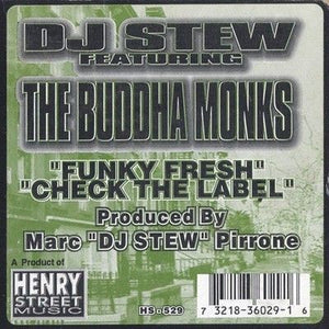 DJ Stew Featuring The Buddha Monks Funky Fresh 12 Vinyl Record Used 1