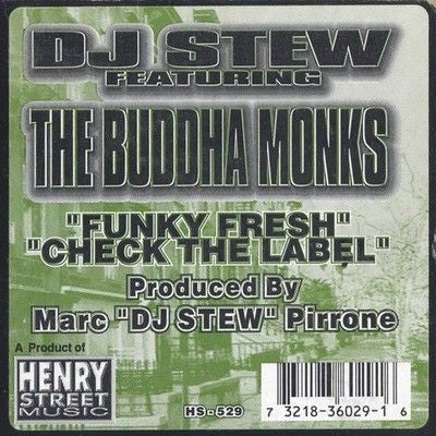DJ Stew Featuring The Buddha Monks Funky Fresh 12 Vinyl Record Used