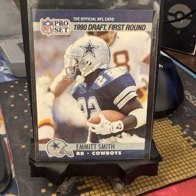 1990 PRO SET #685 EMMITT SMITH 🔥 ROOKIE RC 🔥 MINT CENTERED SHARP HOF