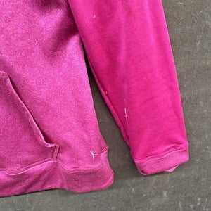 Danskin Now Hoodie Womens Medium Pink Dri-More Fleece Pullover Kangaroo Pocket P 3