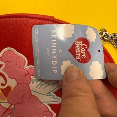 Skinnydip London x Care Bears Red Heart Crossbody Bag Cupid Cupid Bear NWT