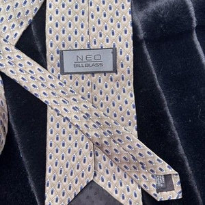 Bill Blass Neo Tie Mens Silk Classic Neckwear Patterned Pre-Owned Costa Rica 5