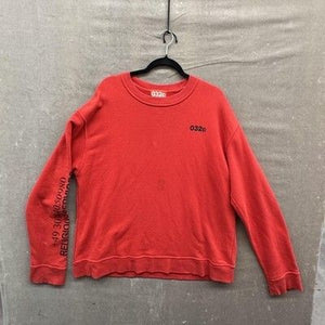 032c Sweatshirt Mens 2XL Red Crewneck Pre-Owned Good Condition 3