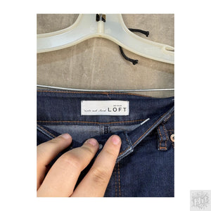 LOFT Curvy Skinny Women's Jeans Size 28 Medium Wash 1