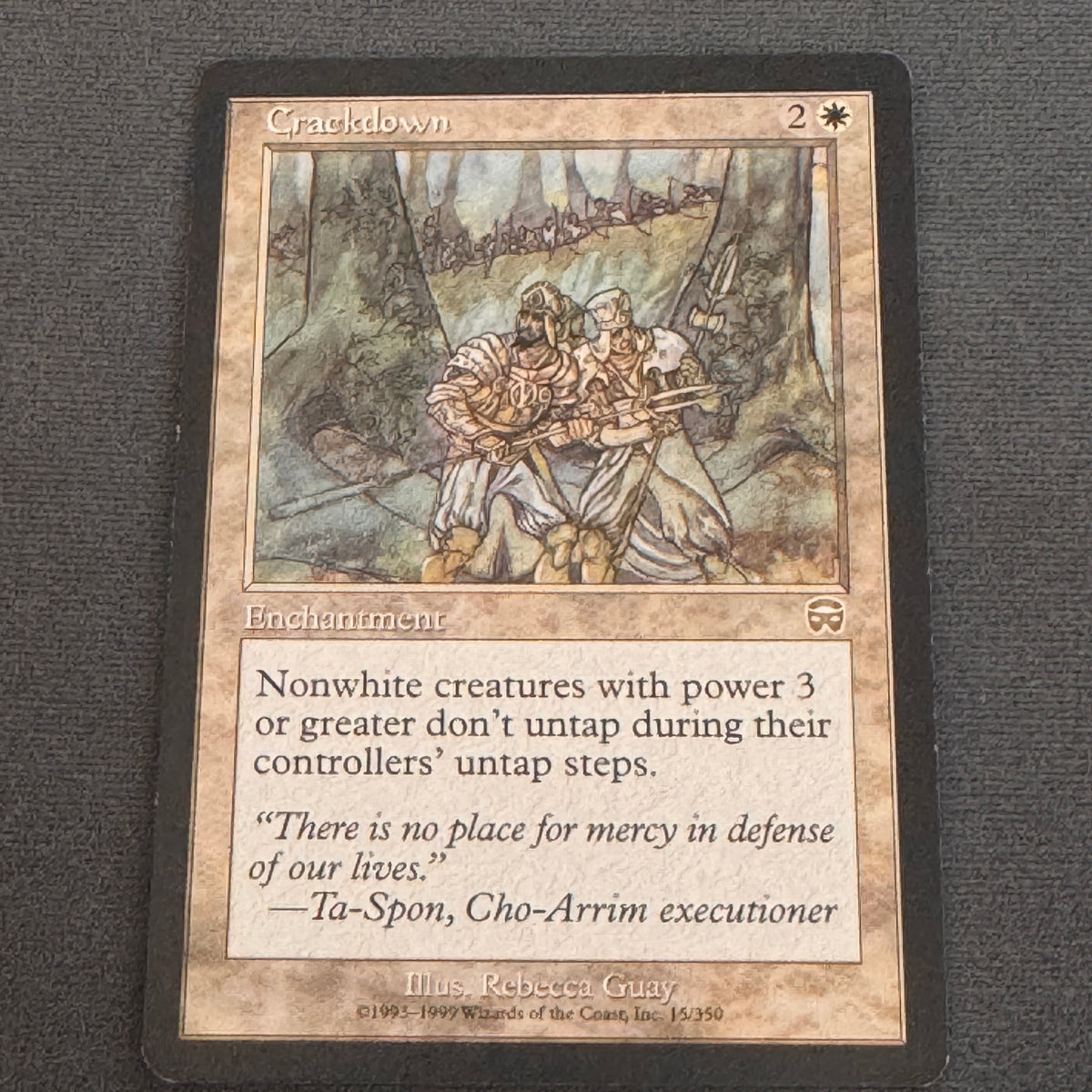 Crackdown Mercadian Masques 15 MTG Magic The Gathering LP #1