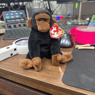 Ty Beanie Babies Congo Gorilla Collectible Toy Used Retired
