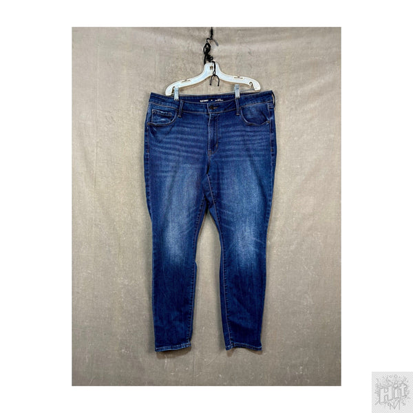 Old Navy Pop Icon Skinny Women's Jeans Size 16 Medium Wash Stretch